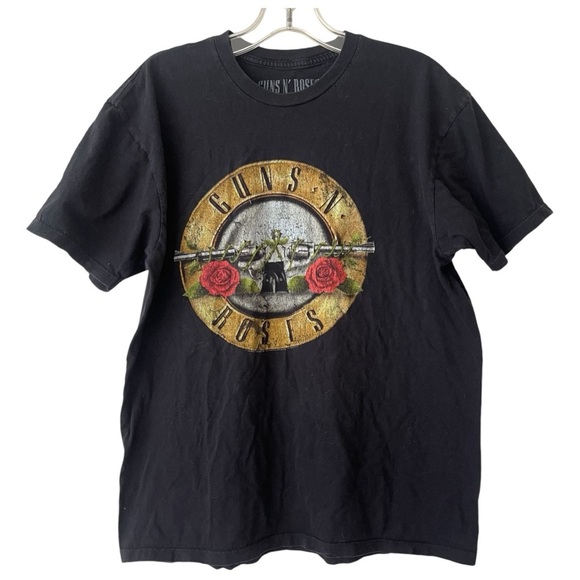 GUNS n’ ROSES Classic Tshirt Black Size Lar - Picture 1 of 6